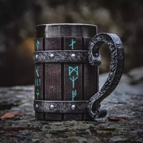 Nordic Viking Handmade Rune Mug(650ml)