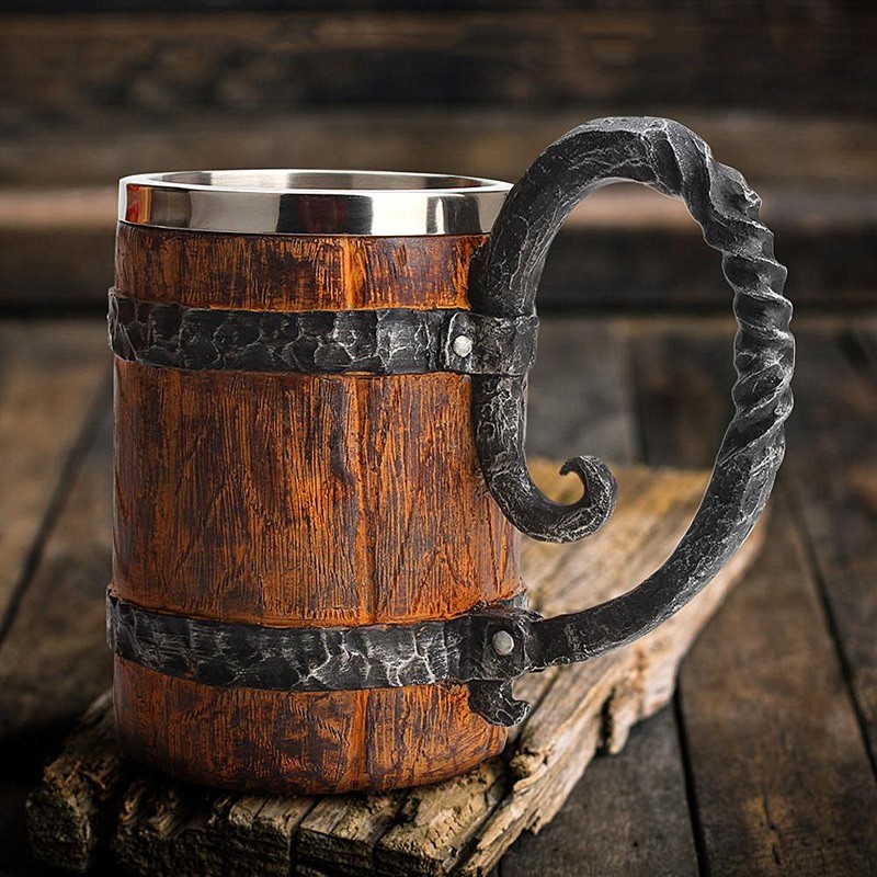Viking Barrel Mug(550ml)