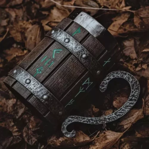 Nordic Viking Handmade Rune Mug(650ml)