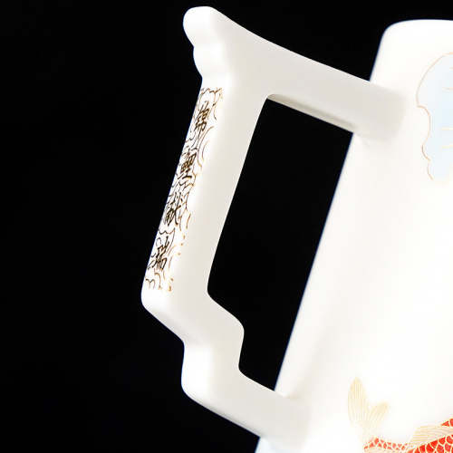 Carp & Lotus Coffee & Tea Mug