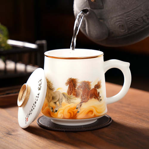 Painting of Steeds Coffee & Tea Mug