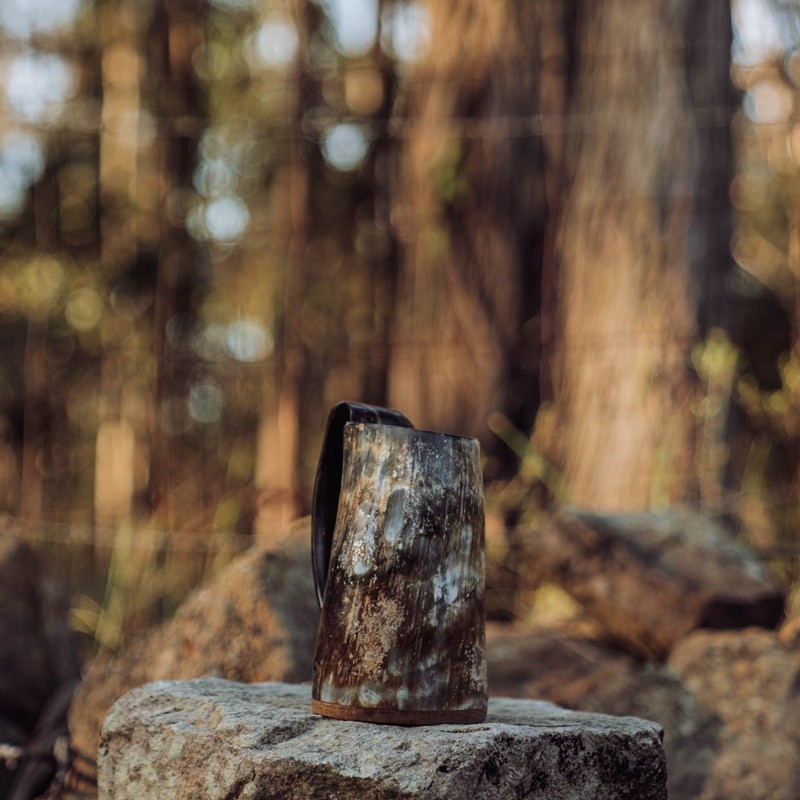 Nordic Viking Handmade Rune Mug（650ml）