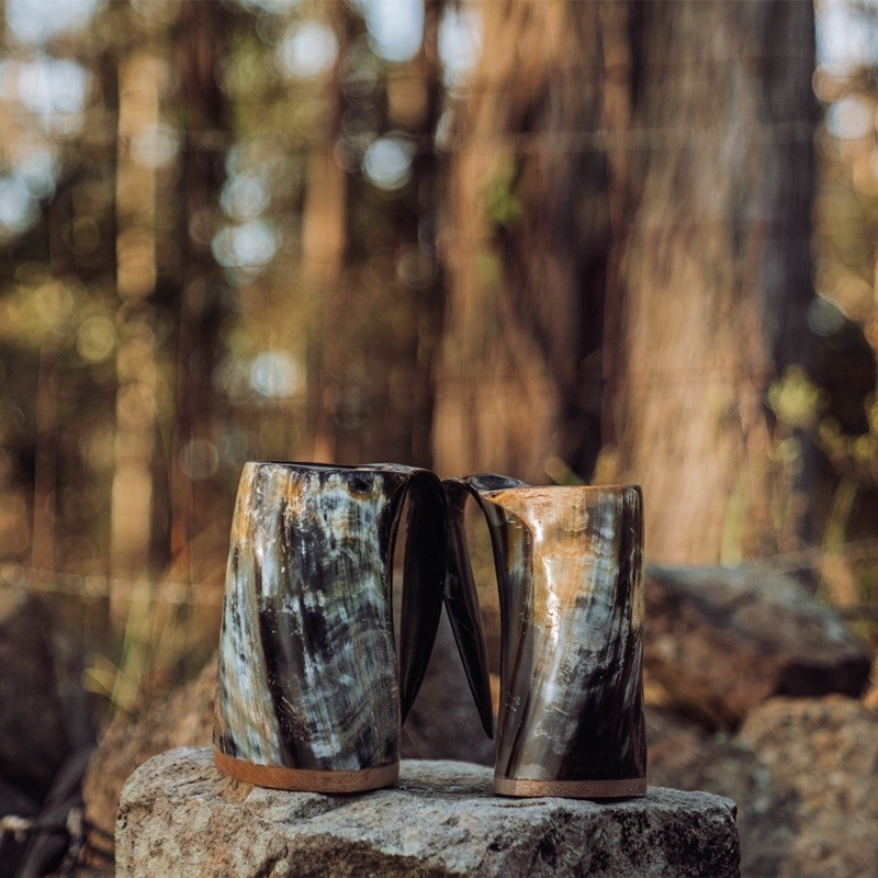 Nordic Viking Handmade Rune Mug（650ml）