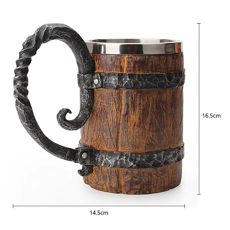 Viking Barrel Mug（550ml）