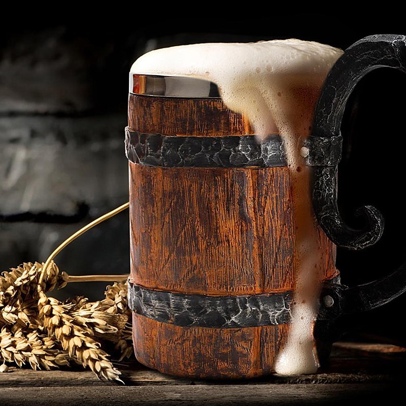 Nordic Viking Handmade Rune Mug（650ml）