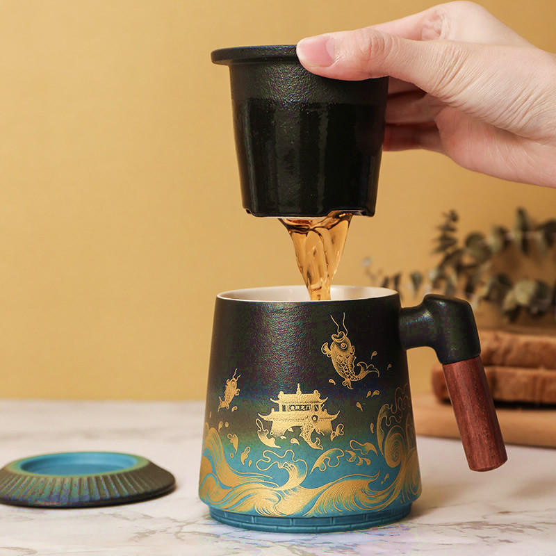 Koi fish coffee tea mug