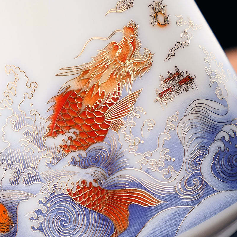 Carp Leaping Coffee & Tea Mug