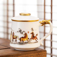 Eight Galloping Steeds Coffee & Tea Mug