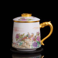 Pheasant & Flower Coffee & Tea Mug