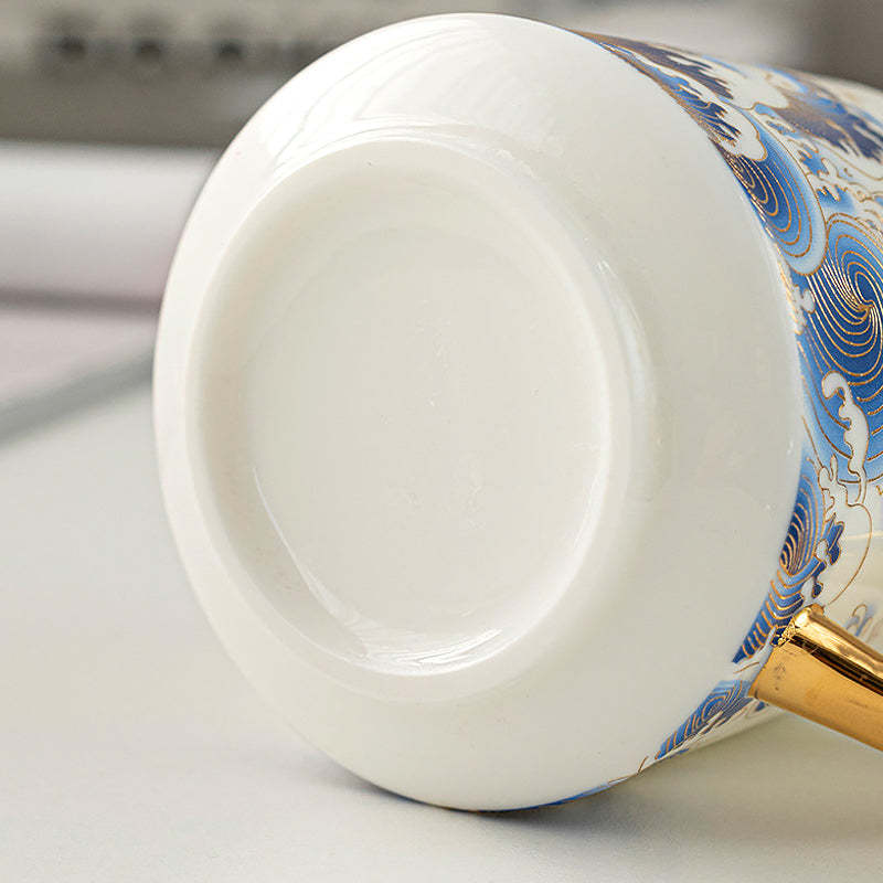 Golden Waves & Kio Coffee & Tea Mug