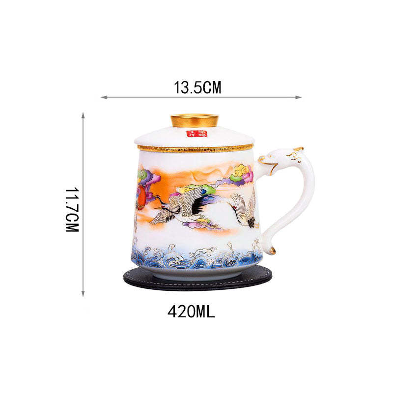 Long-lived Cranes Coffee & Tea Mug